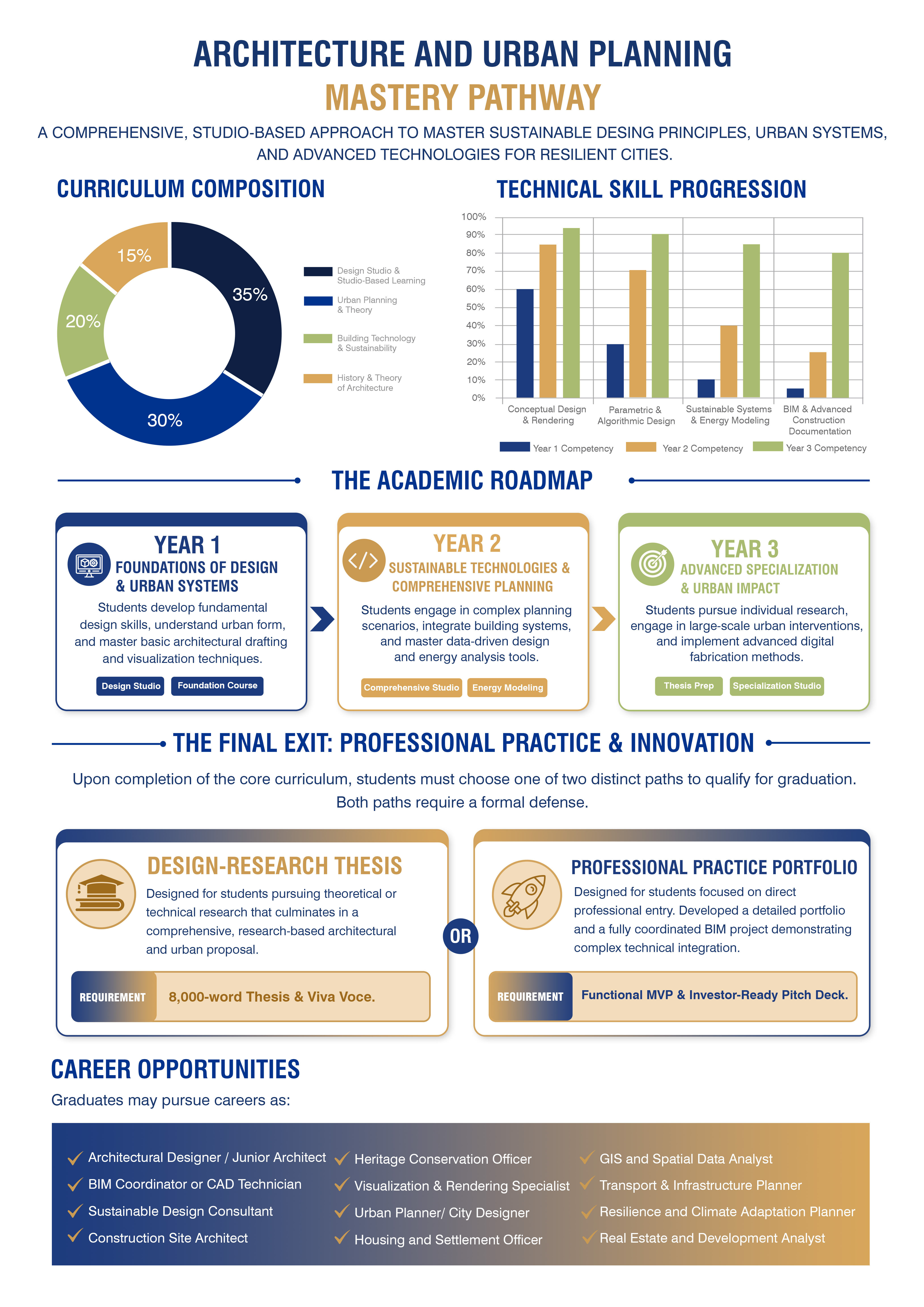 BSc (Hons) in Architecture and Urban Planning brochure preview — page 2